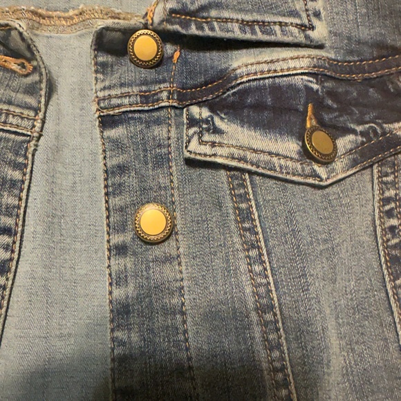 Denim Jean Vest Button Down Size Small by Denim - Picture 5 of 12